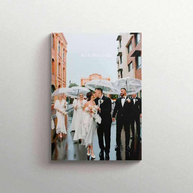 Contemporary Wedding Magazine Album with Modern Aesthetic, Softcover Photo Book