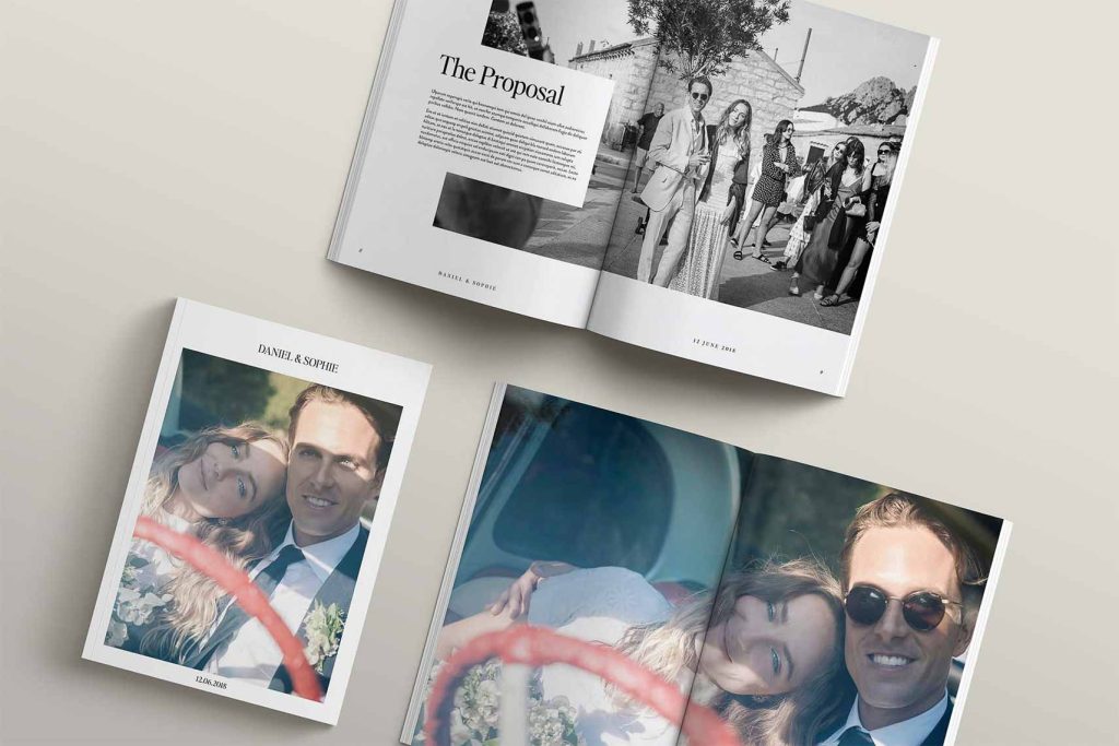 The Coffee Table Wedding Book - A luxe editorial coffee table wedding book