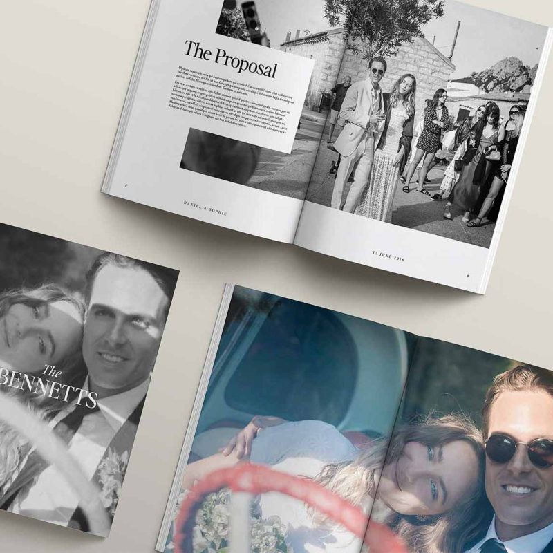Print Magazines: Wedding Magazine Classic Editorial Design