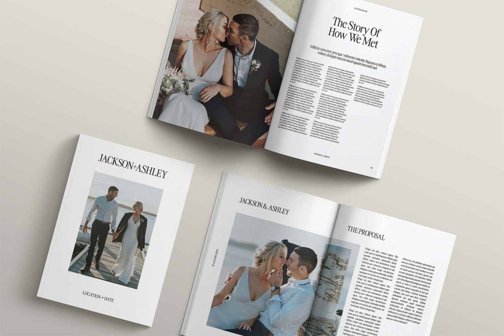 Wedding Magazine Fashion Editorial Design