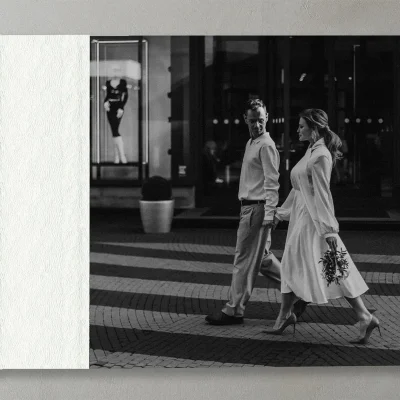 Feature Photo Classic Leather Wedding Album