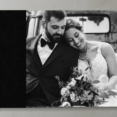Feature Photo Premium Leather Wedding Album