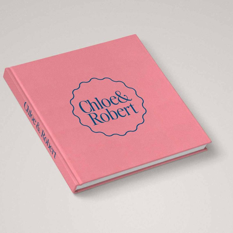 Luxe Photo Albums - Wedding Album with Vibrant Bright Colour Cover & Unique Creative Cover Design