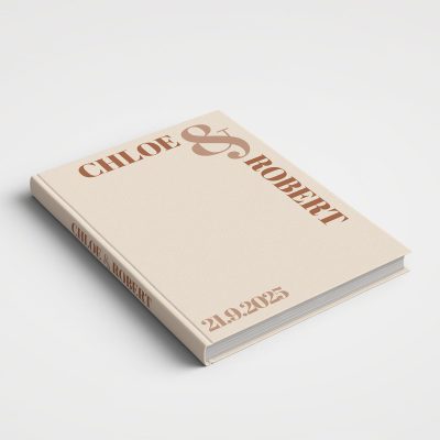 Wedding Album — Warm Neutral Aesthetic Cover Design