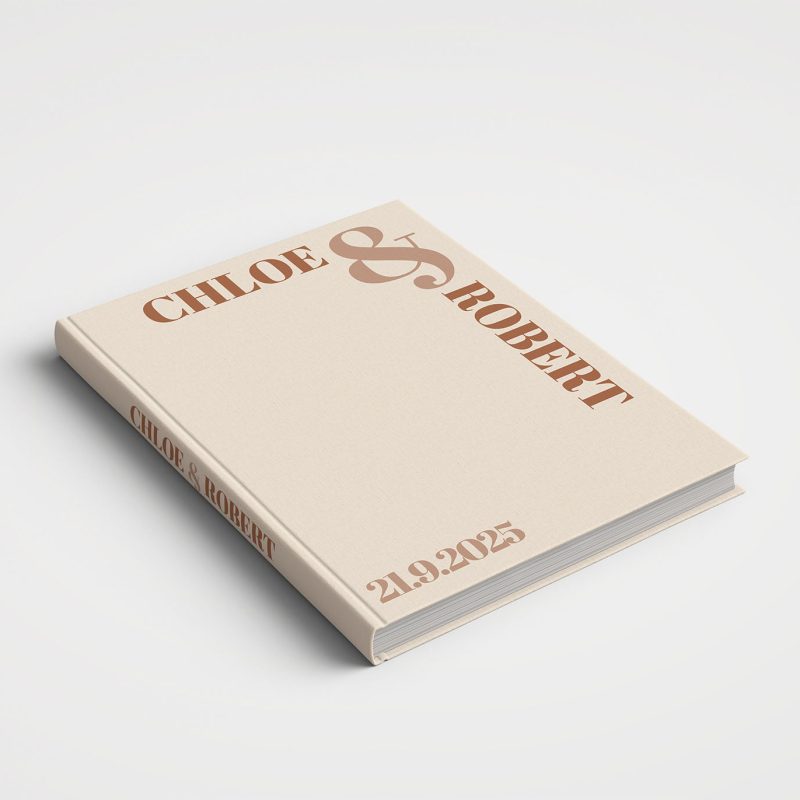 Wedding Album — Warm Neutral Aesthetic Cover Design