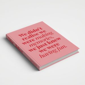 Wedding Album Printed Covers - Making Memories Pink and Red