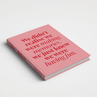Wedding Album Printed Covers - Making Memories Pink and Red