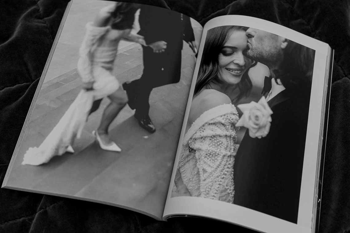 Wedding Photo Magazine album a sophisticated premium coffee table photo book