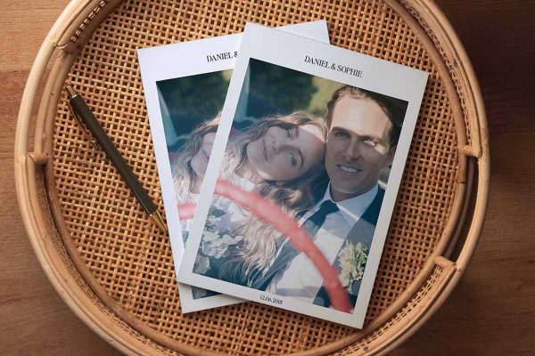 Wedding Magazine. A softcover premium magazine-style photo book that will have you falling in love with your wedding day all over again.