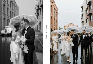 Wedding Magazine Cover Inspiration for a stylish couples rainy wedding day by The Coffee Table Book