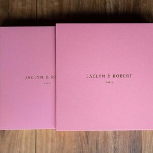 Luxe Photo Album Box - Slipcase just slides over the album for a modern look