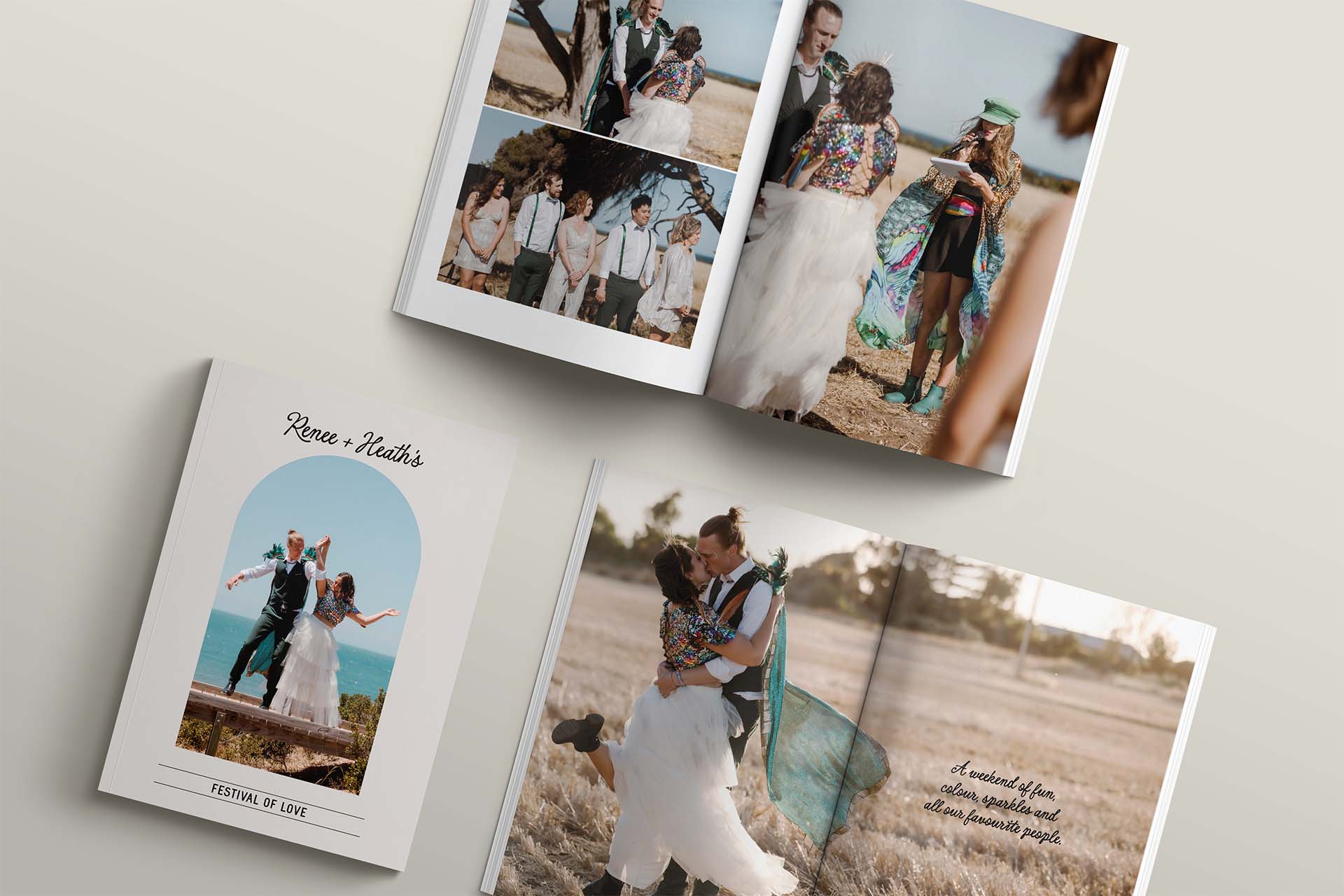 Festival of Love Wedding Magazine Design