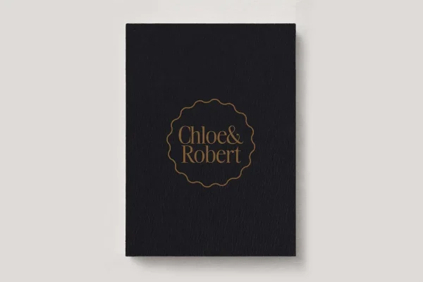 Classic Leather Wedding Photo Album in Black. Available in 3 formats; Landscape (horizontal), Square & Portrait (vertical) in 3 sizes; small, medium and large photo albums.