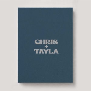 Fine Art Photo Album - Classic Leather Cobalt