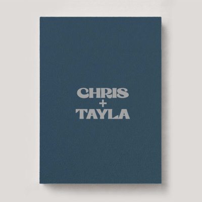 Fine Art Photo Album - Classic Leather Cobalt