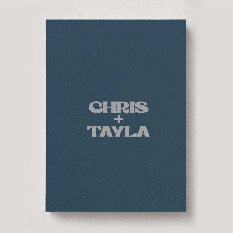 Fine Art Photo Album - Classic Leather Cobalt