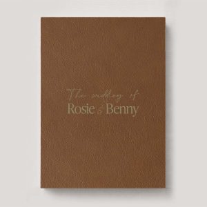 Fine Art Photo Album - Classic Leather Cognac