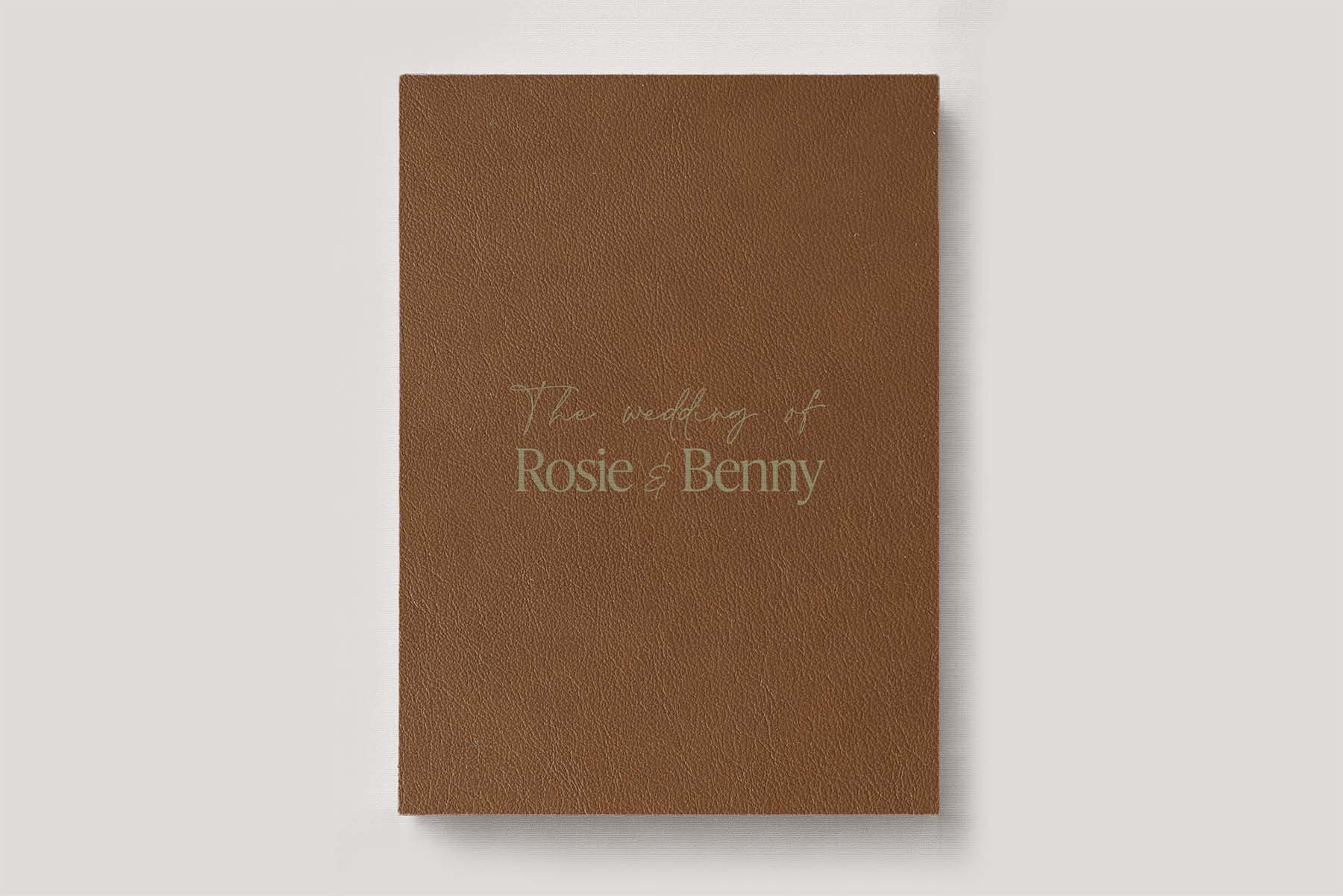 Fine Art Photo Album - Classic Leather Cognac