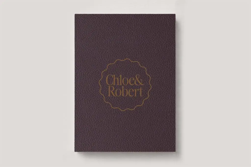 Classic Leather Merlot Photo Album in Black. Available in 3 formats; Landscape (horizontal), Square & Portrait (vertical) in 3 sizes; small, medium and large photo albums.