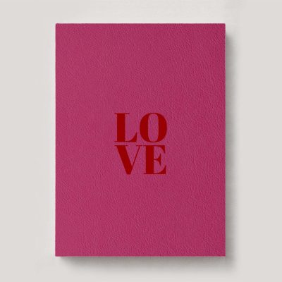 Fine Art Photo Album - Classic Leather Miami Pink