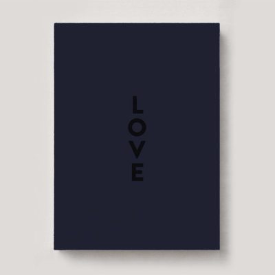 Fine Art Photo Album - Classic Leather Navy