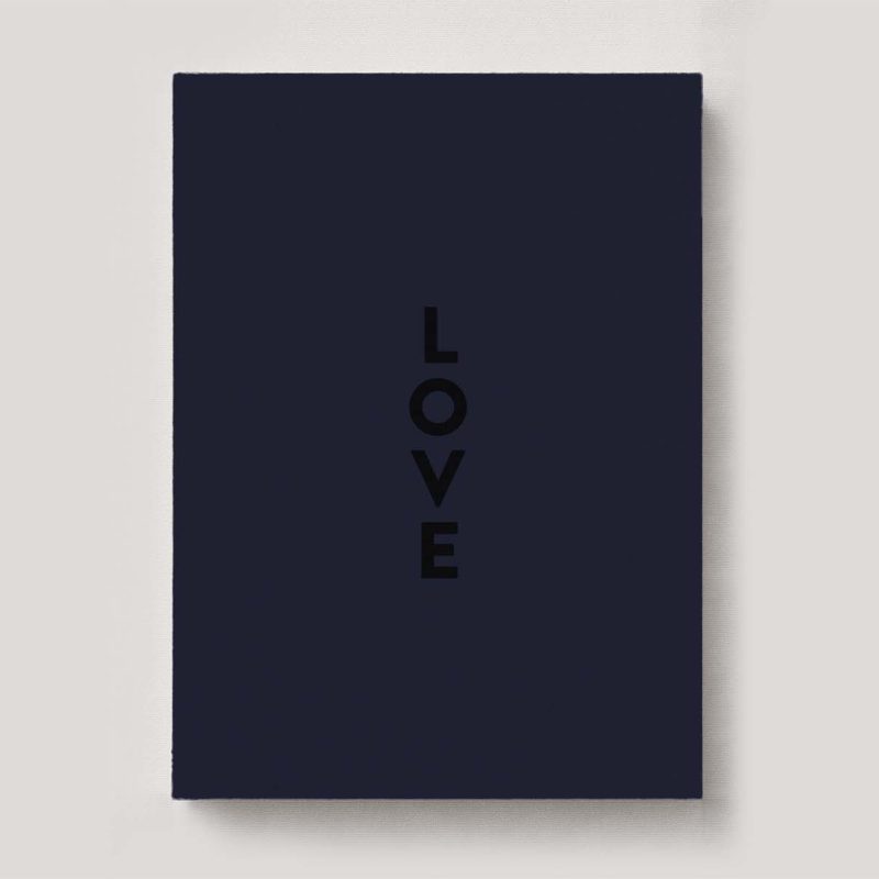 Fine Art Photo Album - Classic Leather Navy