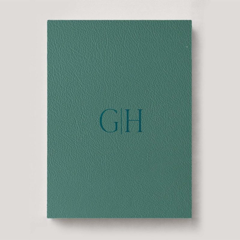 Fine Art Photo Album - Classic Leather Teal