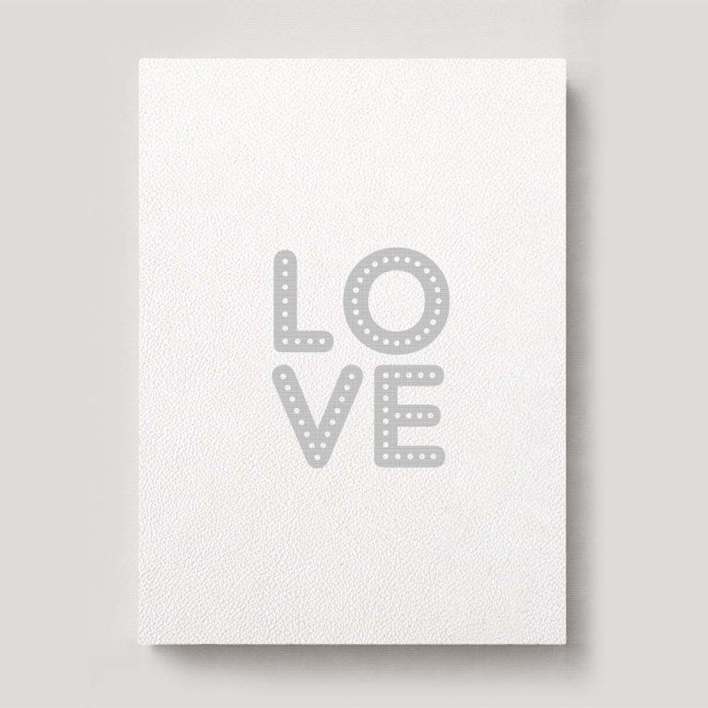 Fine Art Photo Album - Classic Leather White