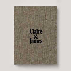 Fine Art Photo Album - Linen Hessian