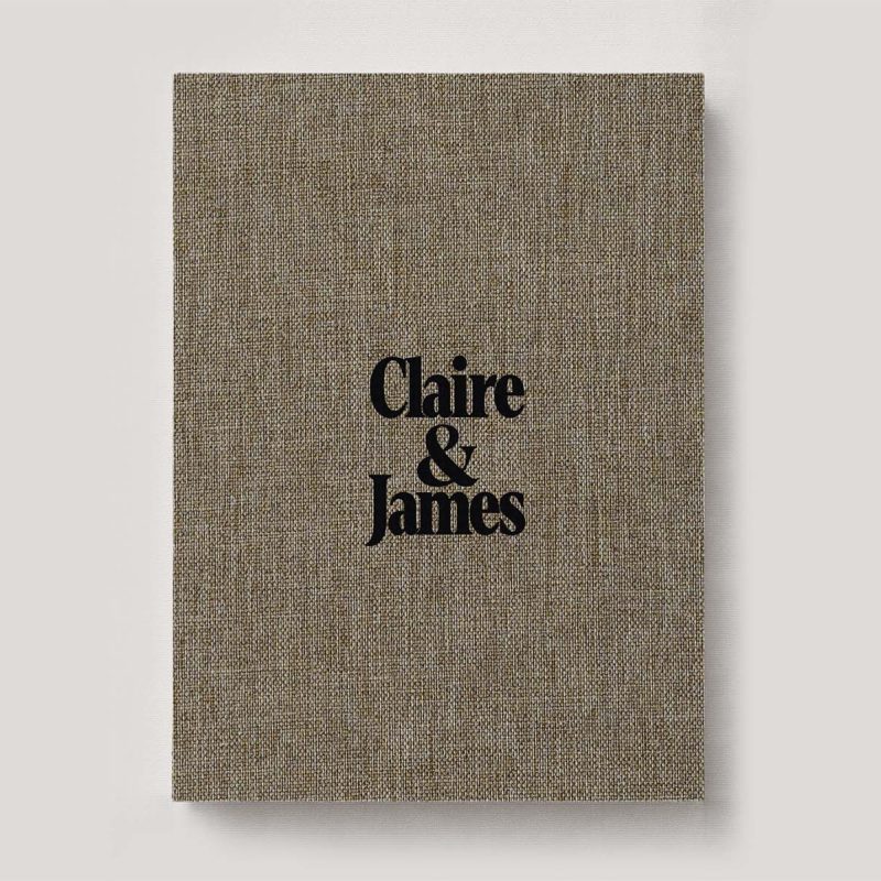 Fine Art Photo Album - Linen Hessian