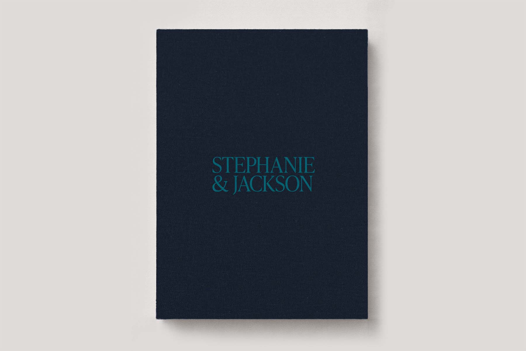 Fine Art Photo Album - Linen Navy