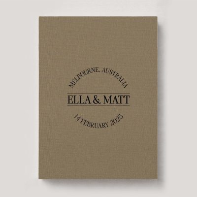 Fine Art Photo Album - Linen Sandbank