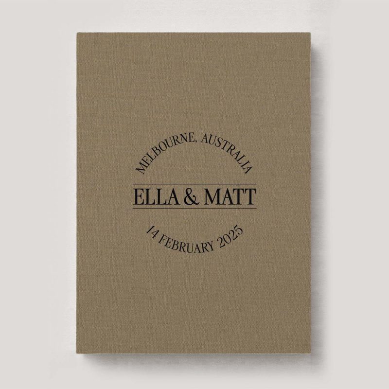 Fine Art Photo Album - Linen Sandbank