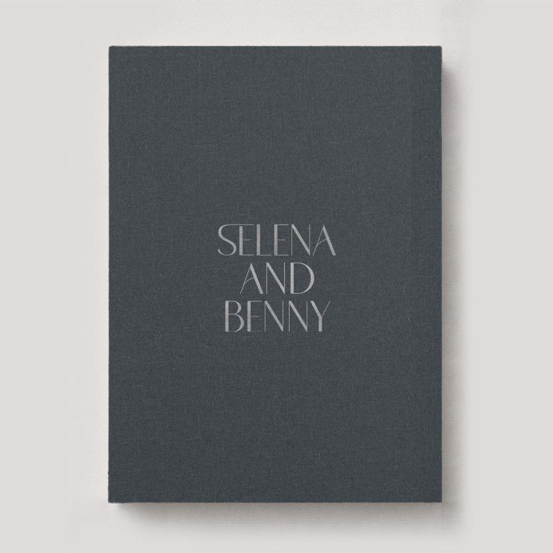 Fine Art Photo Album - Linen Seal Grey
