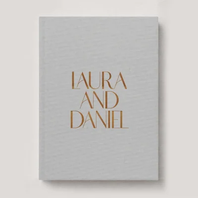 Fine Art Photo Album - Linen Stone Grey