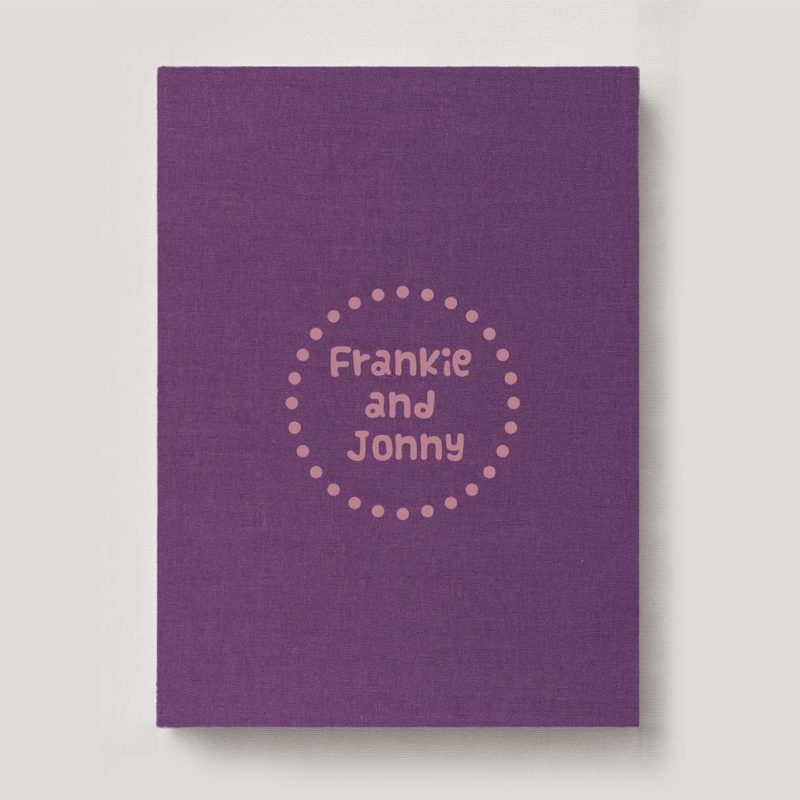 Fine Art Photo Album - Linen Violet