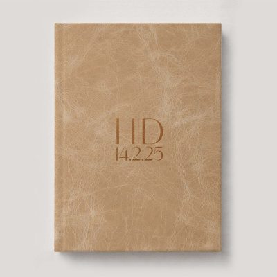 Fine Art Photo Album - Premium Leather Camel