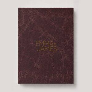 Fine Art Photo Album - Premium Leather Cherry