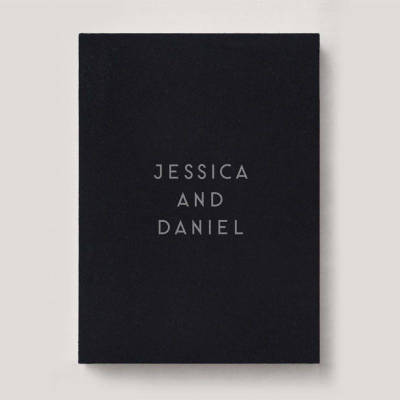 Fine Art Photo Album - Velvet Obsidian Black
