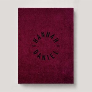 Fine Art Photo Album - Velvet Ruby Red