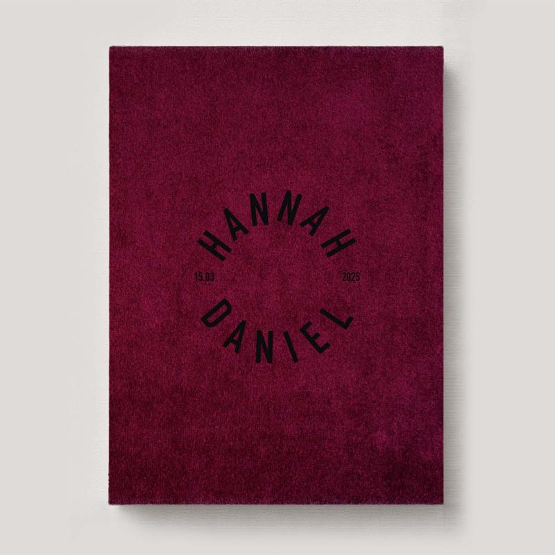 Fine Art Photo Album - Velvet Ruby Red