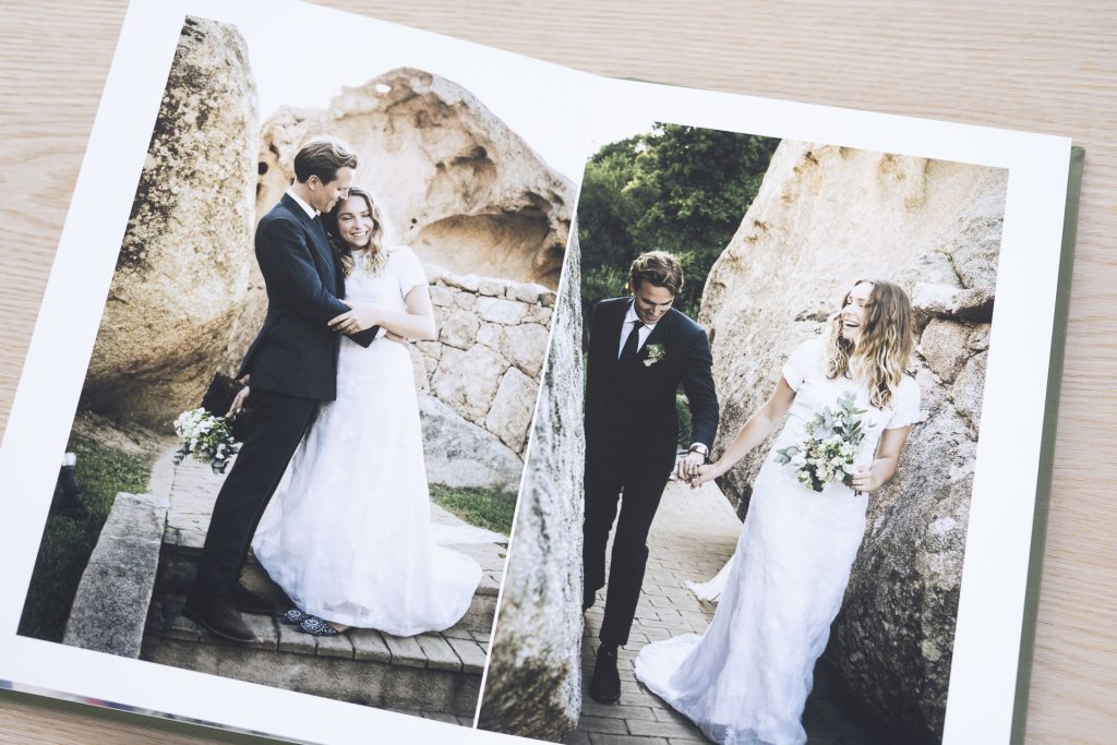 Magazine Style Photo Album. The smaller 8x12 format and limited features makes it the perfect option for the budget-conscious newlyweds to still be able to afford a high-end professional quality wedding album.