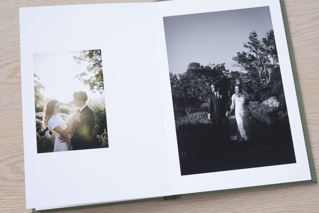 Magazine Style Photo Album. The smaller 8x12 format and limited features makes it the perfect option for the budget-conscious newlyweds to still be able to afford a high-end professional quality wedding album.