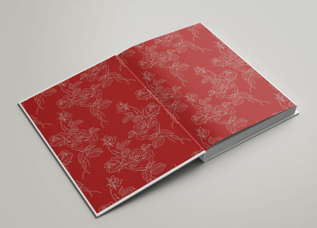 End Sheet for Photo Albums & Fine Art Wedding Albums in a range of custom designs exclusive to The Coffee Table Book customers