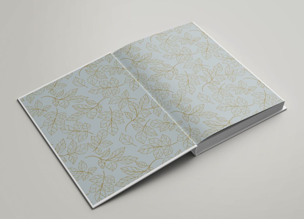 End Sheet for Photo Albums & Fine Art Wedding Albums in a range of custom designs exclusive to The Coffee Table Book customers