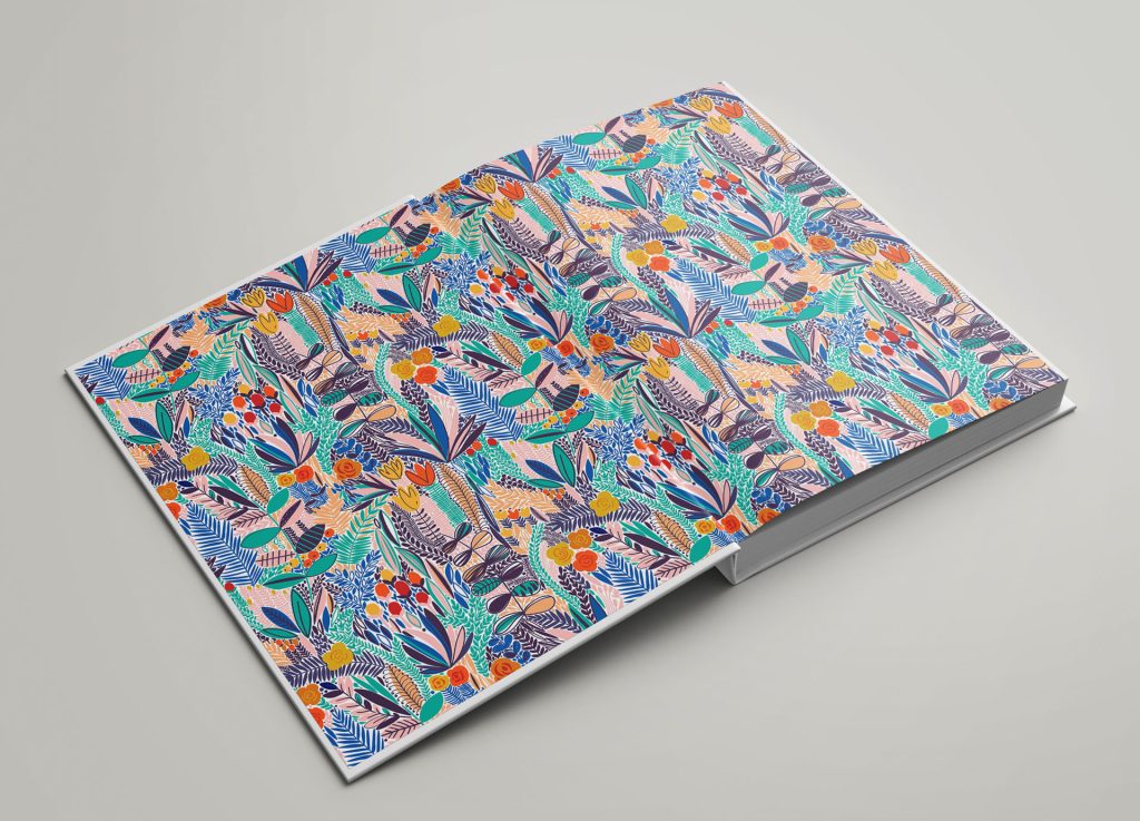 End Sheet for Photo Albums & Fine Art Wedding Albums in a range of custom designs exclusive to The Coffee Table Book customers