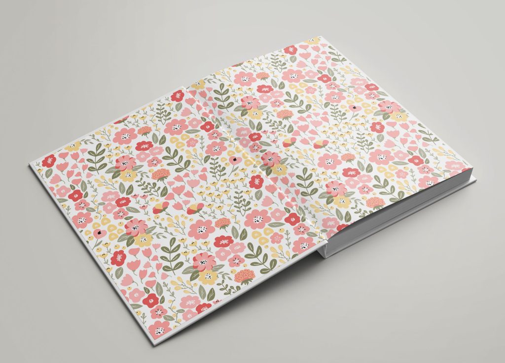 End Sheet for Photo Albums & Fine Art Wedding Albums in a range of custom designs exclusive to The Coffee Table Book customers