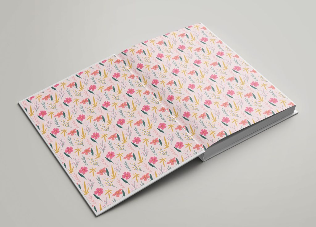 End Sheet for Photo Albums & Fine Art Wedding Albums in a range of custom designs exclusive to The Coffee Table Book customers