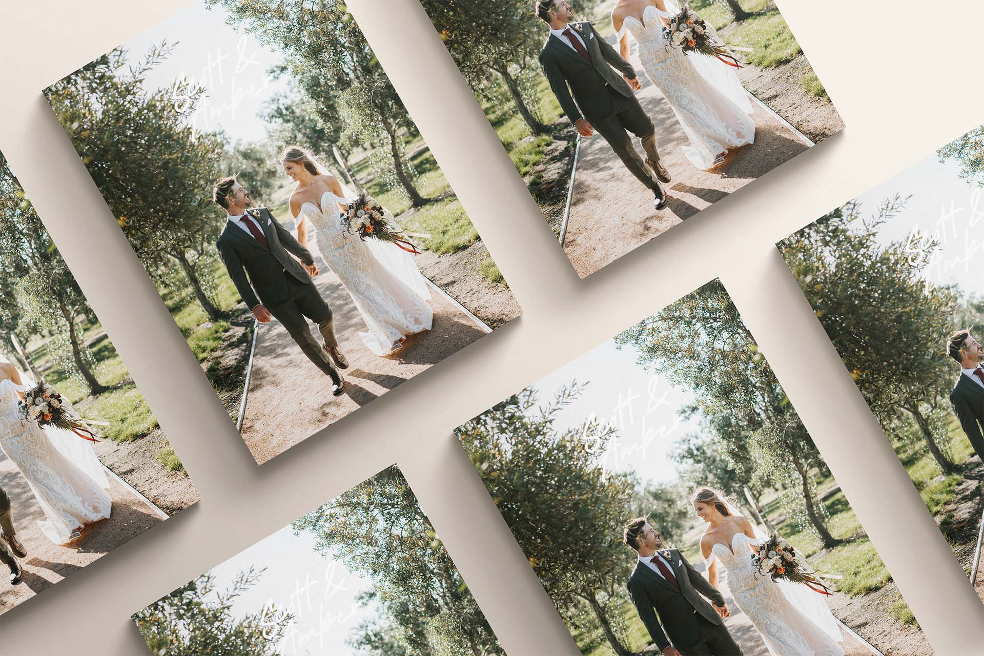 Mt Duneed Estate Wedding Magazine Design by The Coffee Table Book