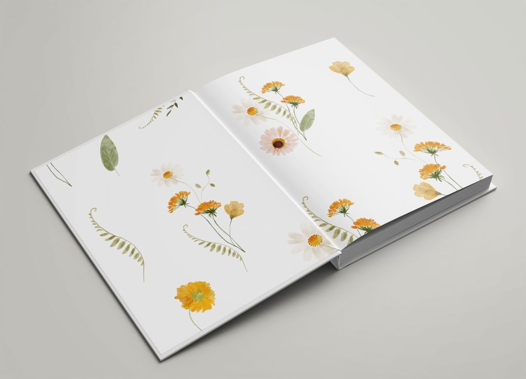 End Sheet for Photo Albums & Fine Art Wedding Albums in a range of custom designs exclusive to The Coffee Table Book customers